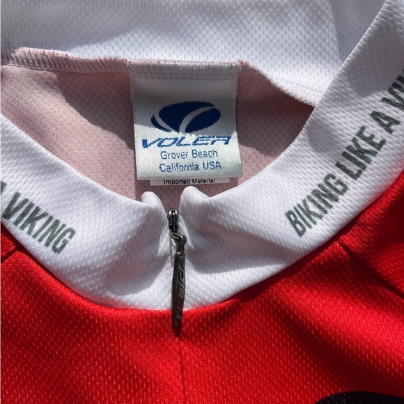 Men’s Voler Jersey Multicolor Short Sleeve Cycling M 3/4 Zip Pocket Racing Road - Picture 3 of 15